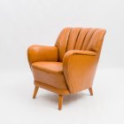 1950s cocktail chair, leatherette