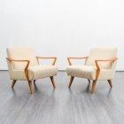 1950s streamline armchair, two available