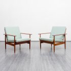 1960s armchair, teak, design Ingmar Relling, Ekornes Norway, restored, two available