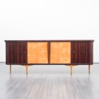 1950s sideboard / buffet, rosewood and maple, restored