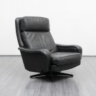 1960s lounge leather chair, relax function