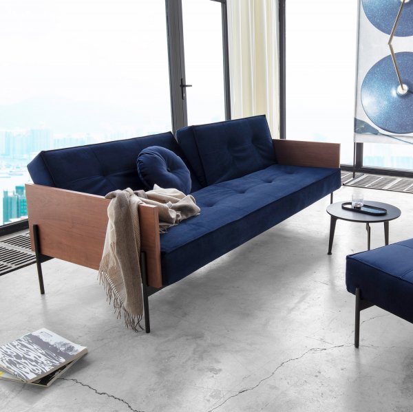 Velvet Point Sofas Sofa With Folding Mechanism Splitback Lauge